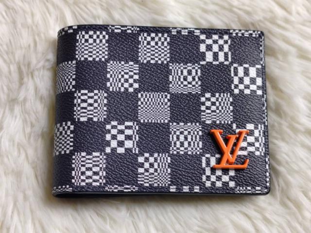 กระเป๋าเงิน Louis Vuitton - Multiple Wallet Damier Distorted Virgil Abloh Authentic