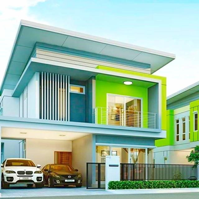 เมกะบางนา 5 กม. ม.หัวเฉียว Homepro สุวรรณภูมิ ให้เช่า-ขาย บ้านเดี่ยว 2ชัั้น Land-Houses 60 ตรว.  3นอน 3น้ำ 2จอดรถ 220ตรม. ติด ถ.บางนา-ตราด  