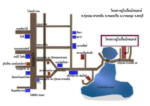 รหัส:  DSL-147.06 SALE ขาย บ้าน ม.ยูโรเปี้ยนไทยเฮ้าส์ พัทยา ราคาคุ้ม