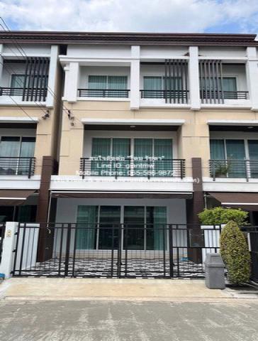 townhouse ขายทาวน์โฮม 3 ชั้น (ต่ำกว่าราคาประเมิน) บ้านกลางเมือง เกษตร–นวมินทร์ (Baan Klang Muang Kaset-Nawamin) 20 ตร.ว., 3 น 3 น้ำ 2 จอดรถ, ราคา 4.2 ล้านบาท  0 RAI 0 Ngan 20 Square Wah 4200000 บาท. ใกล้ ช็อคโกแลตวิลล์ เท่าทุน