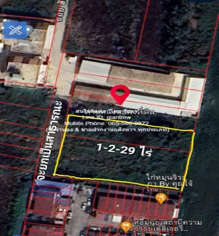ที่ดิน ขายที่ดิน ซ.สังฆสันติสุข 6 หนองจอก กรุงเทพ (ผังสีส้ม: ย.5-8) 1-2-29 ไร่, 6.29 ล้านบาท  1 Rai 2 งาน 29 Square Wah  6290000 BAHT   คุ้มยิ่งกว่าคุ้ม เป็นที่ดินทรงสี่เหลี่ยมผืนผ้า ติดทางสาธารณะประโยชน์ และมีเนื้อที่ที่เหมาะสมสำหรับผู้ที่ต้องการทำ 