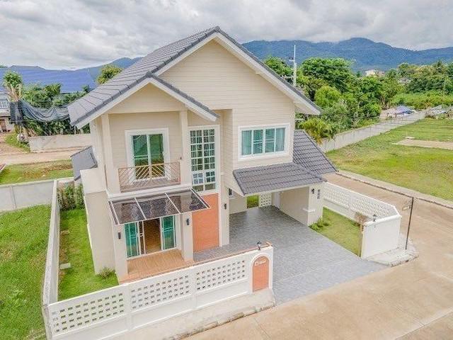 บ้านเดี่ยว 2 ชั้น สไตล์มินิมอล ทำเลดี ดอนแก้ว แม่ริม 