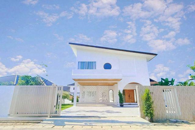 บ้านพูลวิลล่าสร้างใหม่ ขาย 12 ล้าน 112 ตรว. 4 นอน 6 น้ำ #หนองผึ้ง #สารภี สร้างด้วยวัสดุอย่างดี ป้องกันแผ่นดินไหว เข้าเมือง เพียง 10 นาที
