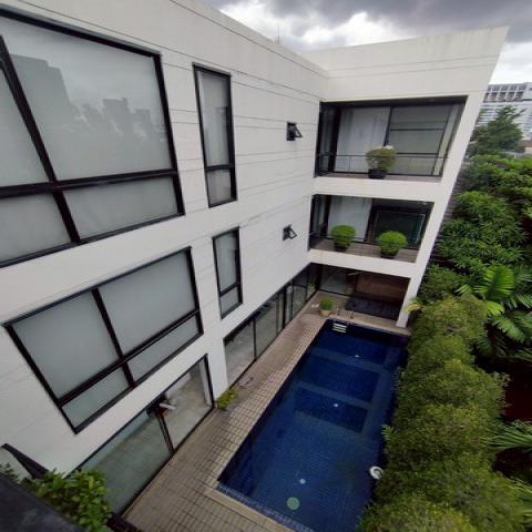 ให้เช่าโฮมออฟฟิศ4ชั้นย่านอารีย์พญาไทราชครู 650ตร.ม.พร้อมสระว่ายน้ำส่วนตัว