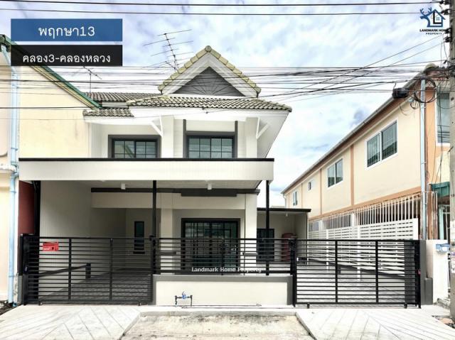 IN-031 ขายบ้านแฝดพลัส 2 ชั้น พฤกษา13 คลอง3 คลองหลวง เนื้อที่ 35 ตรว 3นอน 2น้ำ รีโนเวทใหม่ทั้งหลัง