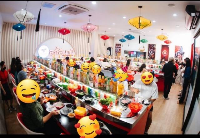หลุดจอง ร้านชาบูหม่าล่าสายพาน ลาซาล ในโครงการ 105 village เพียง 500,000 บ ลงทุนเกือบ3ล้าน แฟร์นไชส์ 1.5  ล้านแล้ว