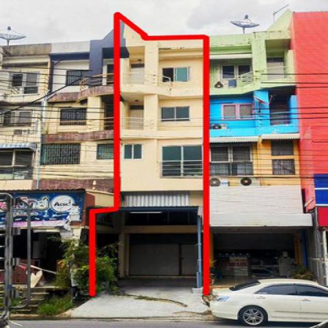  ตึกแถวอาคารพาณิชย์ 4 ชั้น ทำเลทอง หมู่บ้านธันยกานต์ วัชรพล ใกล้ถนนเทพรักษ์ ทางตัดใหม่ ทางไปเพิ่มสิน ขนาด19 ตร.ว.
