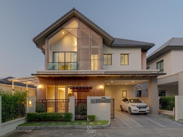 ขายบ้านเดี่ยว 2 ชั้น 61.3 ตรว. Bangkok Boulevard บางนา-ศรีนครินทร์ Built-in สไตล์ญี่ปุ่น