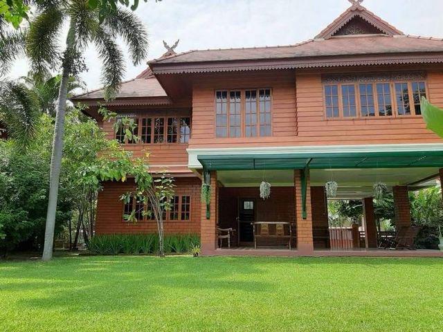 โซนสันทราย #บ้านไม้สักทอง #หน้าติดน้ำ 8.9 ล.เท่านั้น​ บรรยากาศร่มรื่น เย็นสบาย​ ใกล้เซนทรัลเฟสติวัล​ 15​ นาที​ 