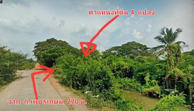 ขายที่ดิน ถมแล้ว แปลงใหญ่ ใกล้ถนน 30-1-20 ไร่ หน้ากว้าง 270 เมตร ลึก 202 เมตร ต.อ่างทอง จ.ราชบุรี ใกล้ถนนใหญ่ บรรยากาศดี เดินทางสะดวก