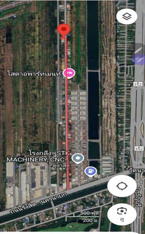  ขาย! ที่ดินทำเลทอง แปลงนี้ 96 ตรว พร้อมโกดัง ตำบลคลองหลวง  อ.ธัญบุรี  จ.ปทุมธานี 