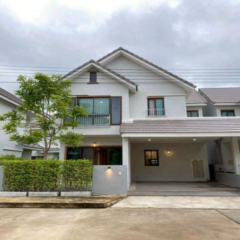 ให้เช่า 25,000 บาท/เดือน ขาย 4.5 ล้าน #Graceland #หางดง – ตรงข้ามโรงเรียนนานาชาติเกรซ #บ้านในโครงการ พร้อมเข้าอยู่ทันที