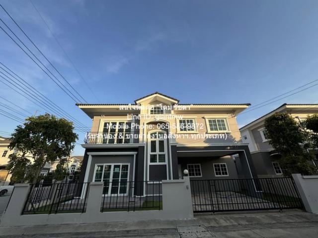 บ้าน ขายบ้านเดี่ยวใหม่ 2 ชั้น ถ.ราชพฤกษ์-ปทุมธานี 50.30 ตร.ว. 4 น 4 น้ำ 2 จอดรถ ราคา 6.69 ล้านบาท 56 ตาราง.วา 7090000 THAI BAHT ใกล้ ้ห้างแมคโคร ปทุมธานี HOT DEAL!!