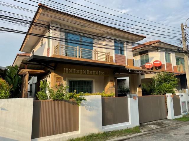 ให้เช่าบ้านแฝดสไตล์บ้านเดี่ยว 2 ชั้น มบ.มัลดีฟส์ ปาล์มพร้อมเฟอร์ครบบางนา-วงแหวน