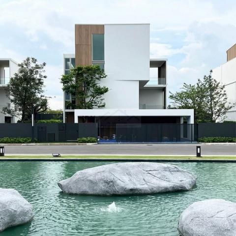 ขายบ้านเดี่ยว 3.5 ชั้น 76 ตรว. โครงการวีเว่ พระราม 9 VIVE Rama 9 มีลิฟท์ส่วนตัว เดินถึงโรงเรียนนานาชาติ Wellington ใกล้ Club house ที่สุด
