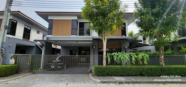 บ้านเดี่ยว ให้เช่า  ลุมพินี สวนหลวง ร 9  มีแอร์ทุกห้อง 