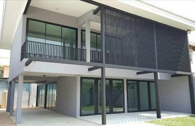  ให้เช่าบ้านเดี่ยว2 ชั้น    3 ห้องนอน 3 ห้องน้ำ แอร์ 5 จอดรถได้ 8 คัน  สไตล์โมเดิร์น โชคชัย 4