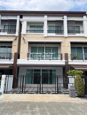 Townhouse ขายทาวน์โฮม 3 ชั้น (ต่ำกว่าราคาประเมิน) บ้านกลางเมือง เกษตร–นวมินทร์ (Baan Klang Muang Kaset-Nawamin) 20 ตร.ว., 3 น 3 น้ำ 2 จอดรถ, ราคา 4.2 ล้านบาท  ใกล้ ช็อคโกแลตวิลล์ 4200000 THB 3นอน3BR ขนาด 20 Square Wah สวย กรุงเทพ